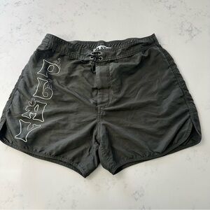 PLAYBOY Dark Gray Athletic Shorts